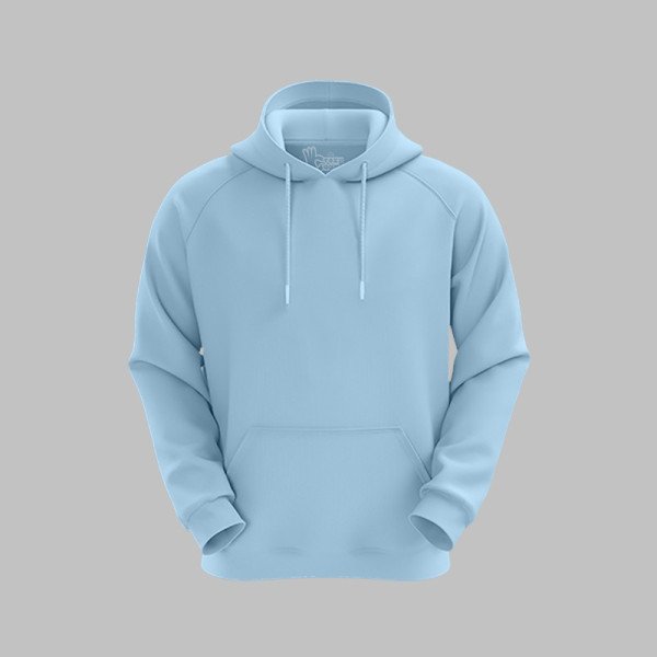 Baby Blue Basic Hoodie