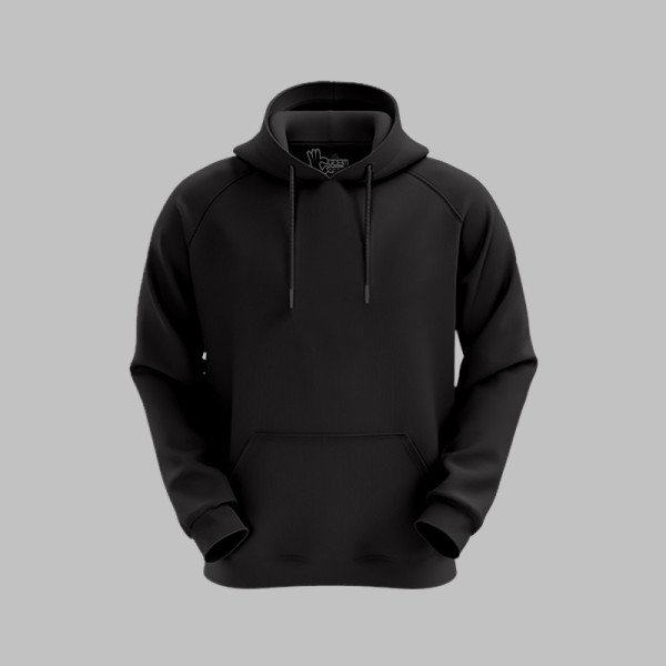 Black Basic Hoodie