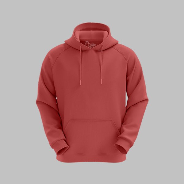 Coral Basic Hoodie