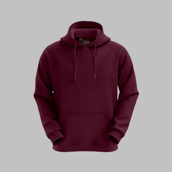 Maroon Basic Hoodie