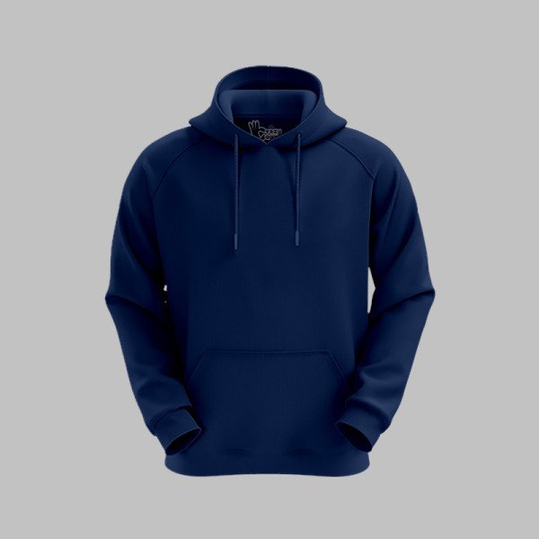 Navy Blue Basic Hoodie