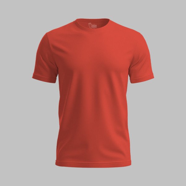 Brick Red Basic T-Shirt