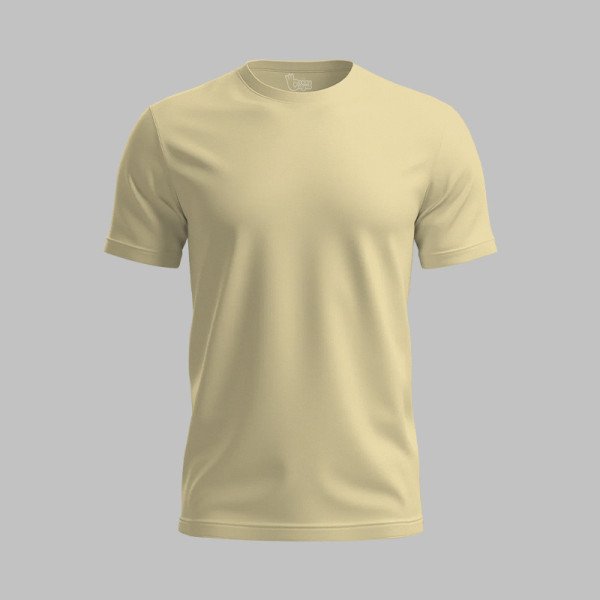 Beige Basic T-Shirt