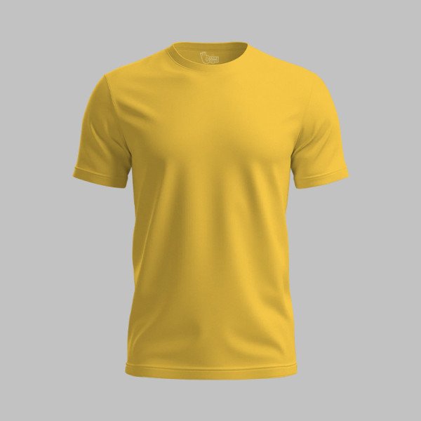 Golden Yellow Basic T-Shirt